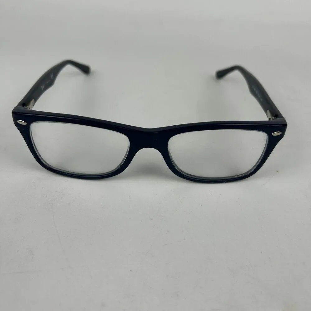Ray-Ban RB 5228 Eyeglasses Womens‎ Black Acetate Square Frame 50-17-140 mm
